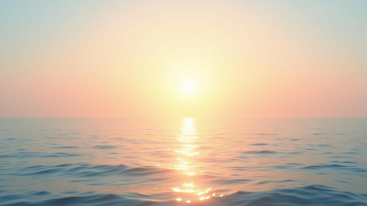 잔잔하게 빛나는 부산 해돋이